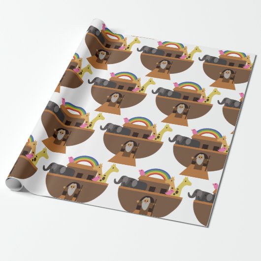 Noah's Ark Cadeaupapier (Uitgerold)