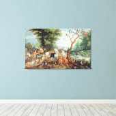 Noah's Ark Canvas Afdruk (Insitu (Houten vloer))