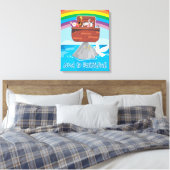 Noah's Ark Canvas Afdruk (Insitu (Slaapkamer))