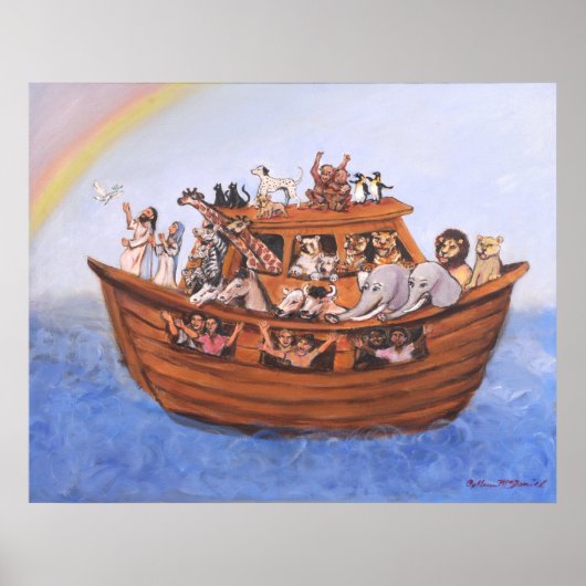 Noah's Ark Canvas Print (Voorkant)