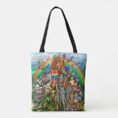 Noah's Ark Canvas tas (Achterkant)
