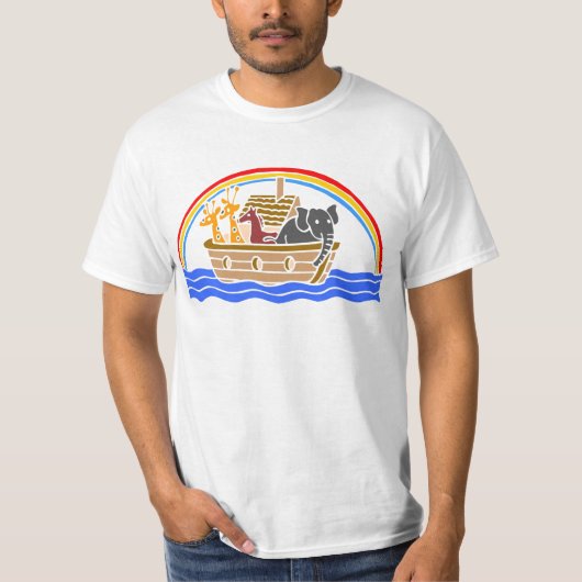 Noah's ark Christelijk kunstwerk_4 T-shirt (Voorkant)