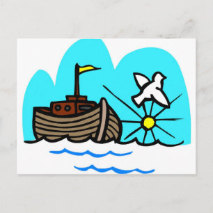 Noah's ark Christelijke artwork_1 Briefkaart