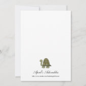 Noah's Ark Christelijke Baby Douche Uitnodigingen (Achterkant)