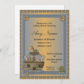 Noah's Ark Christelijke Baby Douche Uitnodigingen (Voorkant / Achterkant)