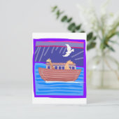 Noah's ark Christelijke kunstwerk_2 Briefkaart (Staand voorkant)