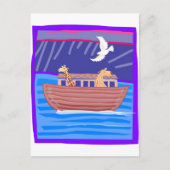 Noah's ark Christelijke kunstwerk_2 Briefkaart (Voorkant)