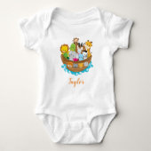 Noah's Ark Cute Animals Romper (Voorkant)