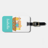 Noah's Ark, Cute Animals, voor kinderen Bagagelabel (Voorkant horizontaal)