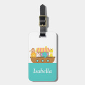 Noah's Ark, Cute Animals, voor kinderen Bagagelabel (Voorkant verticaal)