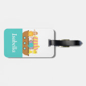 Noah's Ark, Cute Animals, voor kinderen Bagagelabel (Achterkant horizontaal)