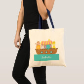 Noah's Ark, Cute Animals voor kinderen Tote Bag (Voorkant (product))