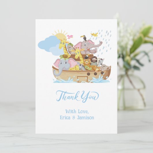 Noah's Ark Dank je kaart (Staand voorkant)