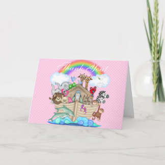 Noah's ark Dank je wel Bedankkaart
