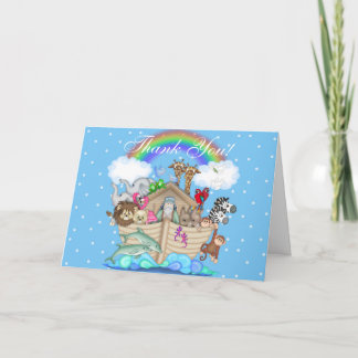Noah's ark Dank je wel Bedankkaart