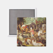 Noah's Ark, detail van de rechterkant Magneet (Voorkant / Achterkant)