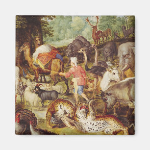 Noah's Ark, detail van de rechterkant Magneet