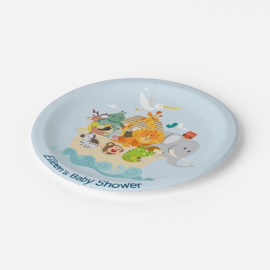 Noah's Ark - dieren Papieren Bordje (Gekanteld)