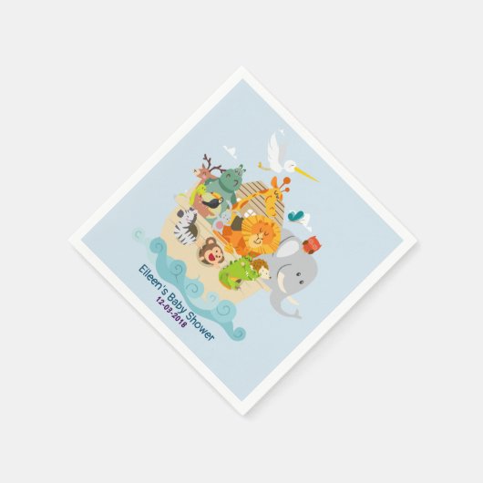 Noah's Ark - dieren Servetten (Hoek)