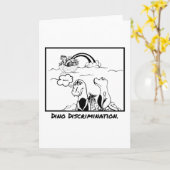 Noah's Ark Dinosaurus Discriminatie Wenskaart Kaart (Gele Bloem)