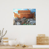 Noahs Ark Diorama Afbeelding Poster (Keuken)