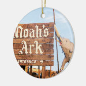 Noah's Ark, Elephant, St. Louis, kerstversiering Keramisch Ornament (Links)
