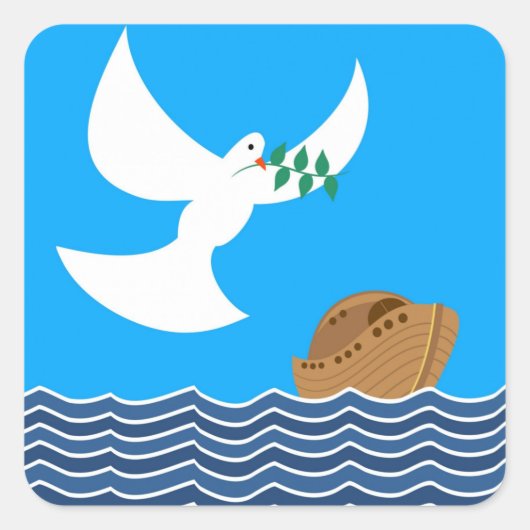 Noah's Ark en Dove Stickers (Voorkant)