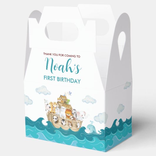 Noah's Ark Favor Box Bedankdoosjes (Geopend)