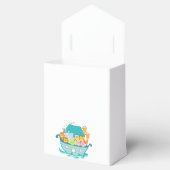 Noah's Ark Favor Box (Boy Baby shower) Bedankdoosjes (Geopend)