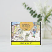 Noah's Ark Feestdagenkaart (Staand voorkant)