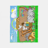 Noah's Ark Fleece Deken (Voorkant)