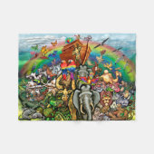 Noah's Ark Fleece Deken (Voorkant (Horizontaal))