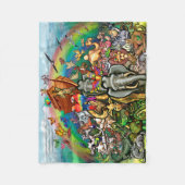 Noah's Ark Fleece Deken (Voorkant)