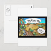 "Noah's Ark" Funny Cartoon T - shirts Gifts Collec Briefkaart (Voorkant / Achterkant)