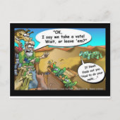 "Noah's Ark" Funny Cartoon T - shirts Gifts Collec Briefkaart (Voorkant)