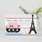 Noahs ark gaat naar de uitnodiging van Parijs voor (Staand voorkant)