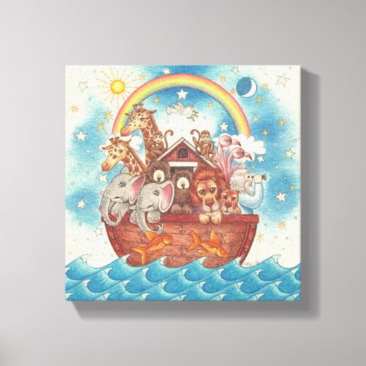 Noah's Ark ~ Gallery Wrapped Canvas Afdruk (Voorkant)
