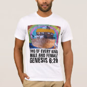 NOAH'S ARK GENDERS CHRISTELIJK T-SHIRT (Voorkant)