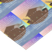 Noah's Ark (geschrifte) Tafelkleed (Gekanteld)