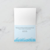 Noah's Ark Girls Baby shower Bedankkaart (Binnen)