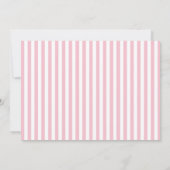 Noah's Ark Girls Baby shower Uitnodiging (Achterkant)