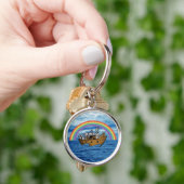 Noah's Ark - Gods regenboogconvenant Sleutelhanger (Hand)