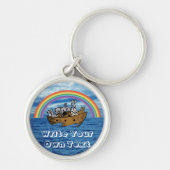 Noah's Ark - Gods regenboogconvenant Sleutelhanger (Voorkant)