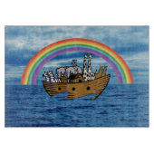 Noah's Ark - Gods regenboogconvenant Snijplank (Voorkant)