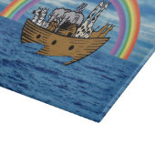 Noah's Ark - Gods regenboogconvenant Snijplank (Hoek)