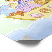 Noah's Ark Green Nursery Poster Print (Hoek)
