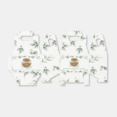 Noah's Ark Green Verjaardag Doop doop doop Bedankdoosjes (Uitgevouwen)