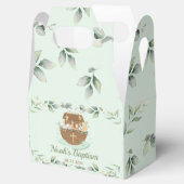 Noah's Ark Green Verjaardag Doop doop doop Bedankdoosjes (Geopend)