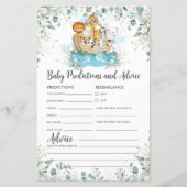 Noah's Ark Greenery Baby Predictions & Advice (Voorkant)