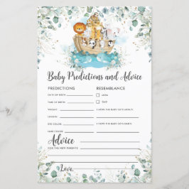 Noah's Ark Greenery Baby Predictions & Advice